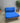 26409 Blue Futon Sofa Bed with Wooden Frame
