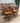 85231 Vintage Wooden Dining Chairs Set of Four