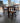 00955 Contemporary Wooden Dining Set with Ladder-Back Chairs