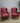 93582 Classic Burgundy Wingback Armchairs Set