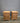 62409 Natural Wood Nightstand Set with Black Hardware
