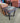 46356 Glass Top Wooden Side Table