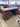 76577 Vintage Brown Metal Office Desk