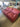 62890 Plush Red Fabric Sofa