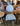 89308 Vintage Blue Upholstered Dining Chair