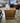 23733 Vintage Wooden Nightstand with Two Drawers