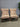 59226 Set of Two Beige Wingback Chairs