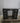 25836 Vintage Black Wooden Desk with Silver Drawer Pulls