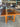 37733 Square Wooden Dining Table with Granite Insert