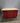 95370 Vintage Red Kitchen Cabinet with Wood Countertop