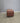13583 Brown Leather Upholstered Rolling Ottoman