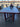 81129 Square Wooden Dining Table with Glass Insert