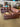 46628 Large Brown Leather Sectional Sofa