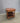 61212 Vintage Wooden End Table with Open Shelving