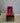 53049 Vintage Red Velvet Rocking Chair