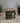 12895 Antique Wooden Side Table with Carved Legs