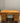 49388 Vintage Wooden Desk with Brass Hardware
