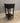 80065 Vintage Black Wooden Accent Table with Drawer