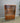 45873 Vintage Wooden Display Cabinet with Glass Doors