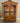 55915 Vintage Ornate Wooden Display Cabinet