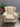 52987 Elegant Beige Wingback Armchair