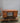 32162 Mid-Century Wooden Desk with Brass Handles