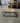 19152 Industrial Style Wood and Metal Coffee Table