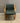 52619 Vintage Green Upholstered Wooden Steelcase Chair