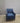 96634 Blue Upholstered Accent Chair with Nailhead Trim
