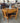 86853 Vintage Oak Dining Table with Chairs Set