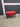 25993 Red Upholstered Ottoman Bench