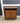 17380 Vintage Wooden Media Chest with Shelves and Drawers