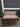 81159 Rustic Wooden Outdoor Loveseat with Cushions