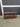 38744 Wooden Console Table with Glass Top