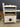 93652 Vintage White Hutch Cabinet