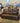 52635 Brown Leather Reclining Sofa