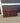 63127 Vintage Wooden Media Console with Glass Doors