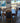 77671 Elegant Wooden Dining Set with Striped Upholstery