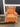 64624 Vintage Orange Wingback Upholstered Armchair