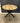 29296 Round Wooden Side Table with Metal Legs