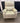77808 Cream Leather Electric Recliner Chair