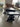 21387 Elegant Black Wood Dining Table