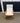 07404 Modern Wooden Armchair with White Cushion