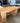 47557 Vintage Oak Wood Desk with Storage Drawers