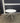 86098 Round White Metal Patio Table