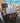 80984 Vintage Wooden Dining Table Set with Cushioned Chairs
