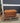 09332 Vintage Wooden Storage Chest