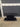 62971 Black Three-Tier TV Stand with Open Shelving