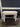 61964 White Wicker Console Table with Drawers