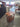 23211 Vintage Wooden Side Table with Open Shelf